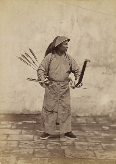 A Manchu archer