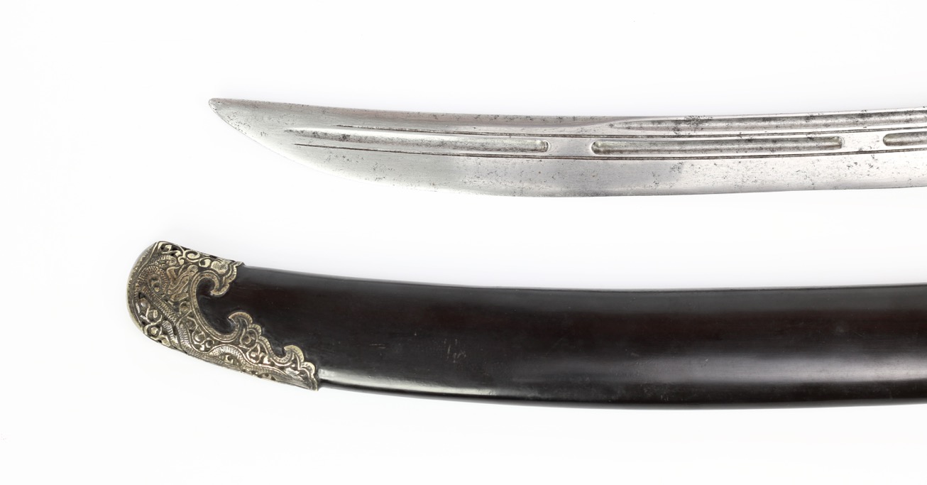 An antique Chinese officer saber of the 19th century.