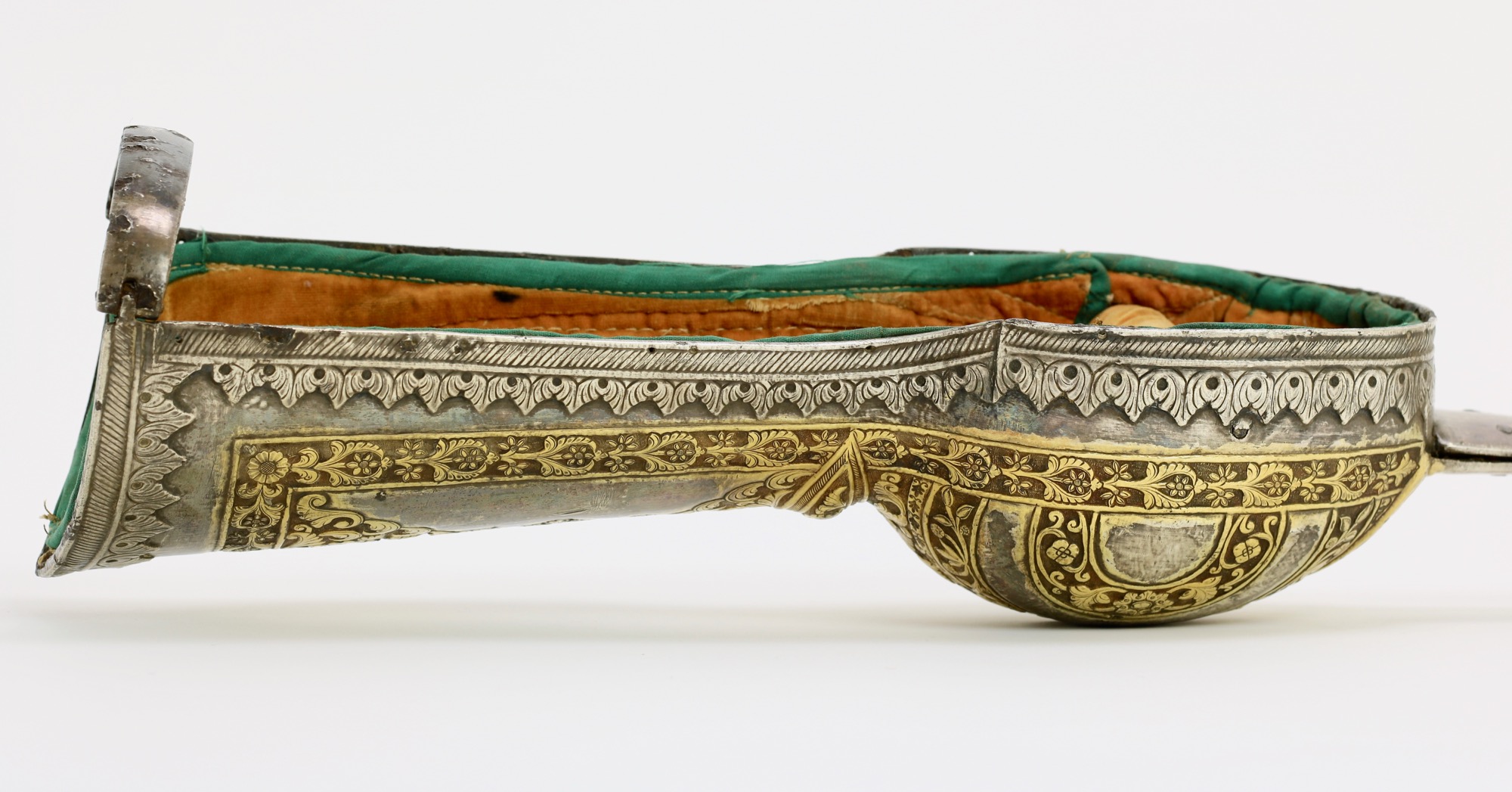 An Indian guantlet sword (pata) with Kutch style decoration