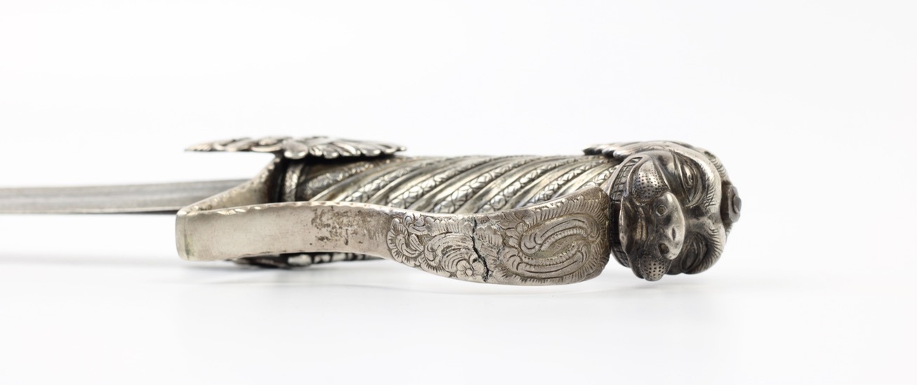 A silver mounted Sumatran saber attributed to the Chief of Pagaruyung