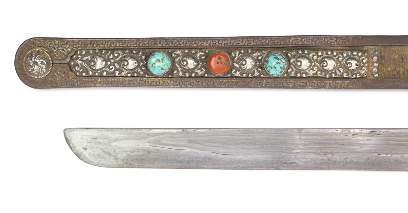 A very good Tibetan sword called dpa'dam