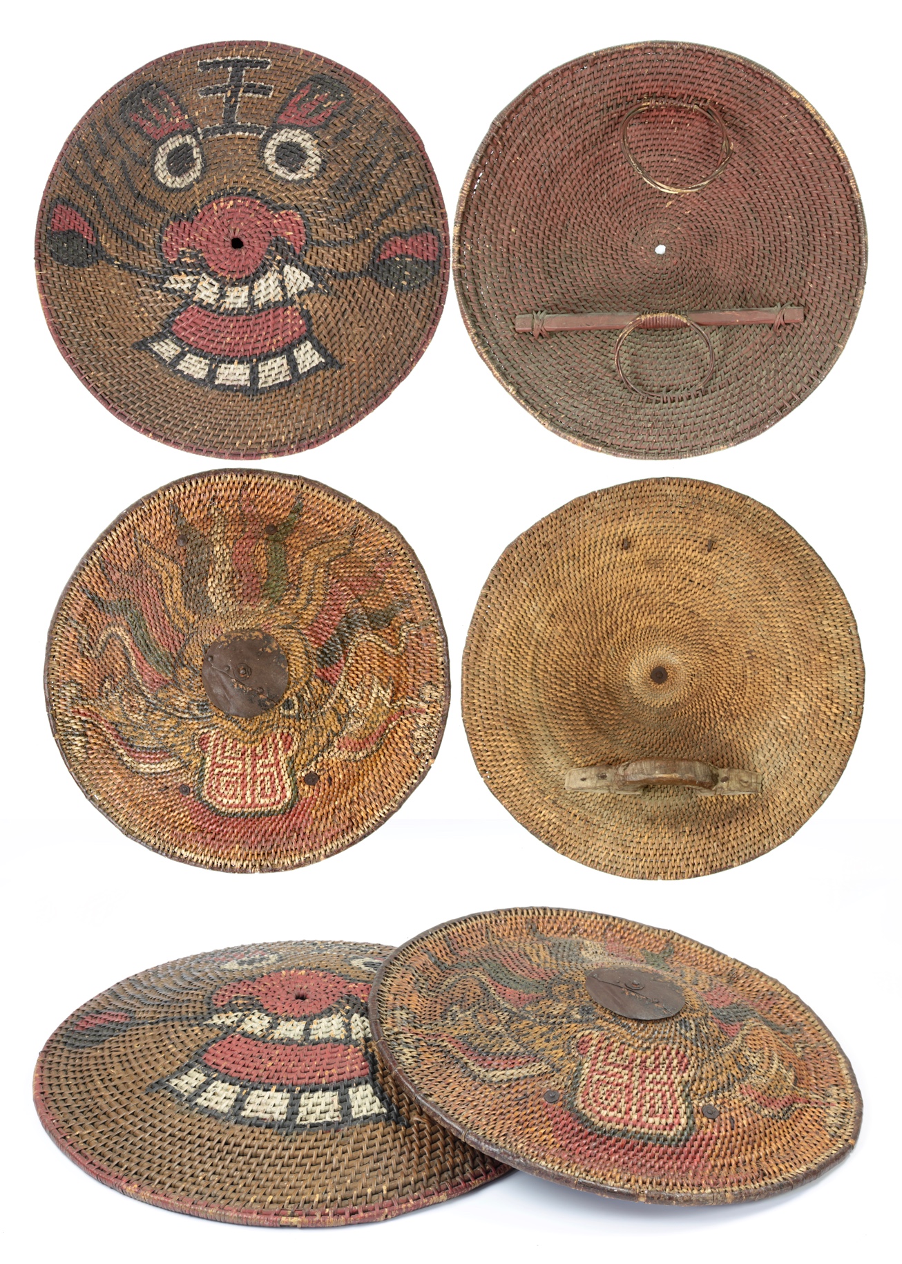 A comparison between Chinese and Vietnamese rattan shields